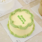 Green Tea Red Bean Cake 6"